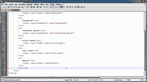 Image result for Sign Up Form.php Required Fields Tag