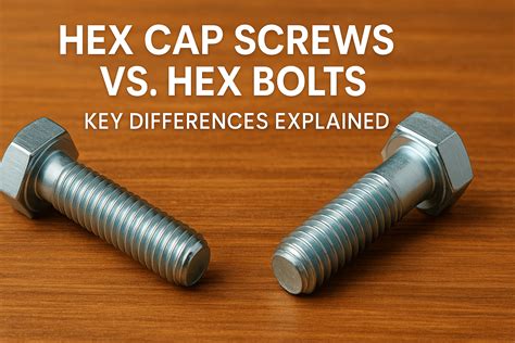Hex Cap Screws vs. Hex Bolts – Key Differences Explained