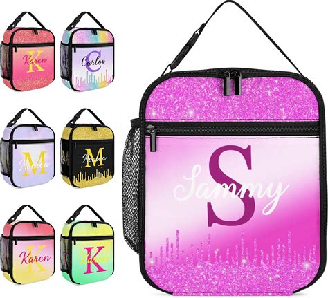 Amazon.com: Custom Lunch Bag for Women Men Kids, Personalized lunch Box ...