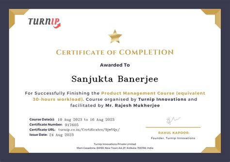 Product Management Course by Turnip Innovations