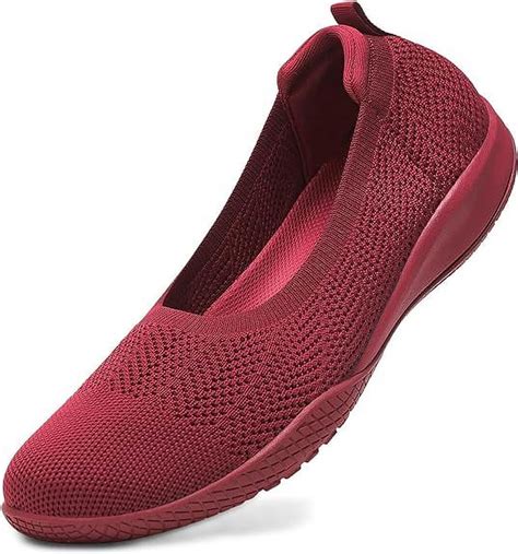 LEDINEY Women's Flats Slip On Shoes Comfortable Walking Shoes Flats for ...