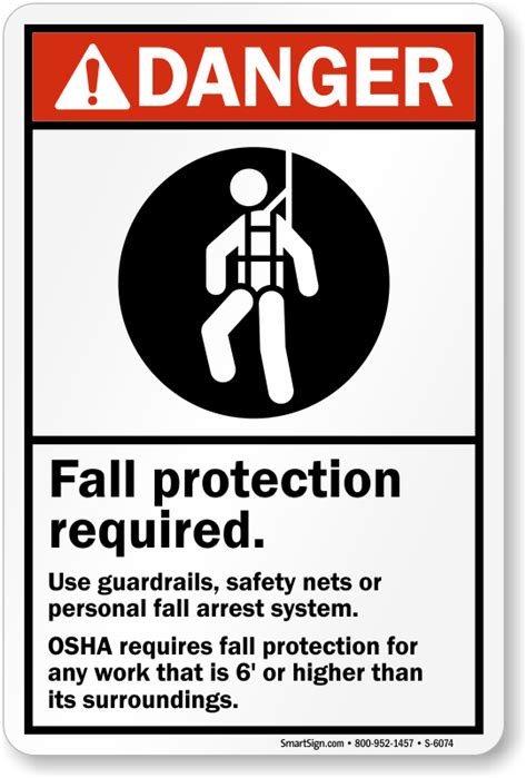 Image result for Fall Protection Signage