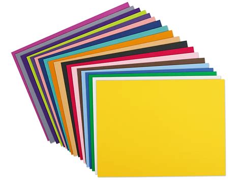 Superbright Sulphite Construction Paper - 9" x 12" Pack of 50 Sheets ...