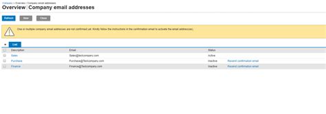 Send e-mails from pre-defined addresses in Exact Online | Exact