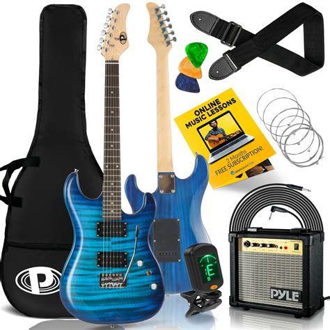 Buy Pyle 6-String Electric Guitar Kit- Includes Amplifier with ...