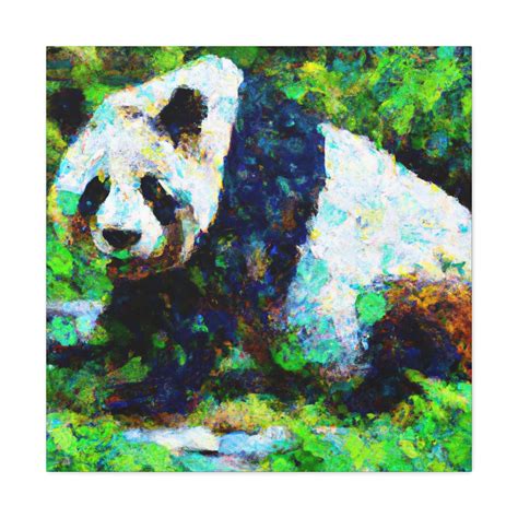 Pandas in Post-Impressionism - Canvas - Walmart.com