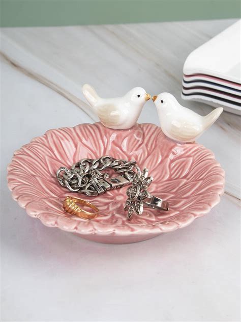 Jewellery Holder Tray, Crafted Bird, for Dressing Table, Ring Dash ...
