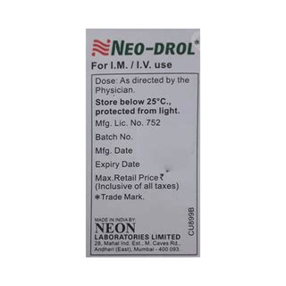 Neodrol 40 MG Injection | Order Neodrol 40 MG Injection Online at Truemeds