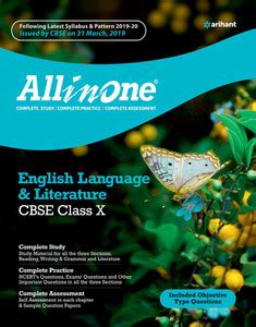 All in One English Language & Literature Cbse Class 10th - All In One ...