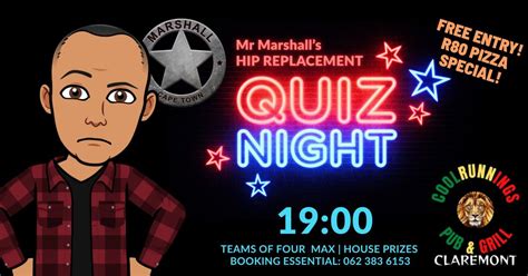 Mr Marshalls HIP REPLACEMENT QUIZ NIGHT ROUND 6, Cool Runnings ...
