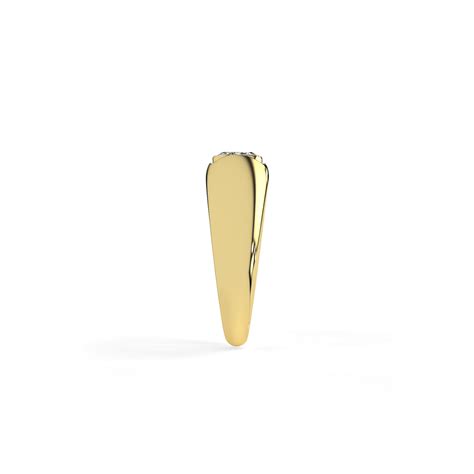 Sculpted Emerald Statement Men's Ring | Lab Grown – Nodesofdestiny