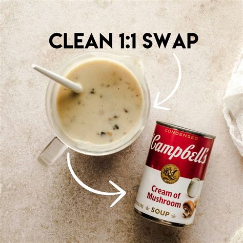 Homemade Cream of Mushroom Soup Substitute | Healthy Little Peach