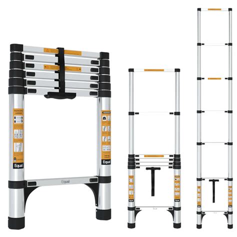 Equal Aluminum Telescopic Ladders - Versatile, Compact, and Safe
