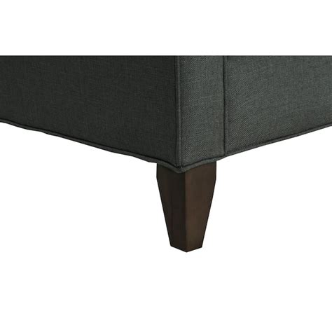Chic Home Design Aberdeen Modern Grey Linen Club Chair at Lowes.com