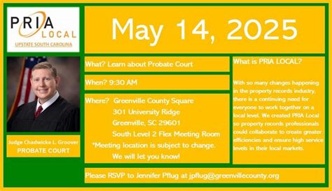 Learn about Greenville County Probate Court! | Jennifer Pflug