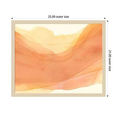 Sunset Layers I by Grace Popp Wood Framed Wall Art Print