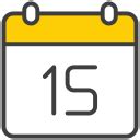 Calendar and Date Icon Pack | Color lineal-color | 30 .SVG Icons
