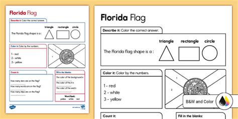 Florida Flag Investigation Activity (teacher made) - Twinkl