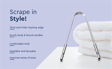 GUBB Metal Tongue Cleaner For Kids & Adults - Easy to Use | Ideal for ...