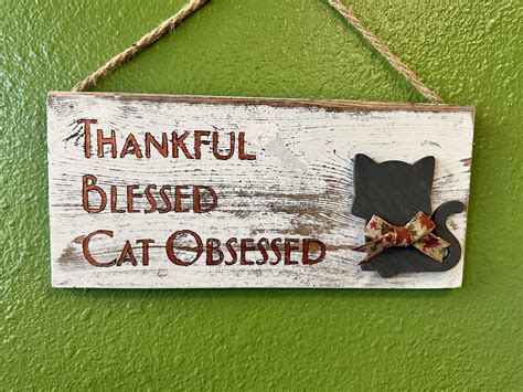 Sip and Paint- Thankful, Blessed, Cat Obsessed Sign, 315B East St ...