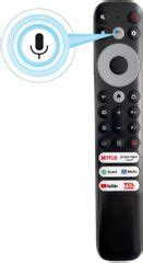 7SEVEN Bluetooth Voice TCL Smart TV Remote Control with ZEE5 Netflix ...