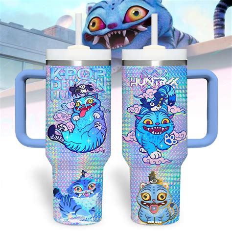Buy Huntrix Kpop Demon Hunters Coffee Tumbler 40oz, Derpy Tiger ...
