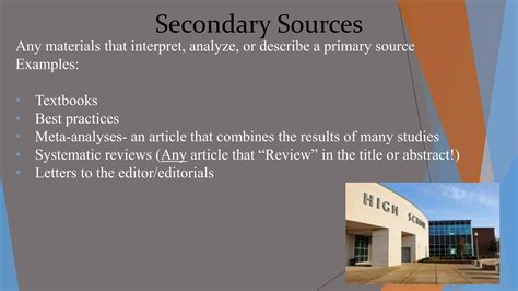 Primary and Secondary Sources in Science Research | PPTX