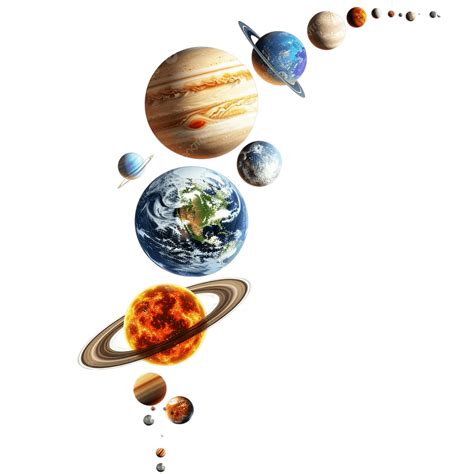 Solar System Of Our Planets, System, Solar, Planet PNG Transparent ...