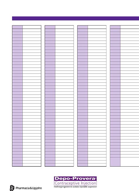 Perpetual Depo Calendar