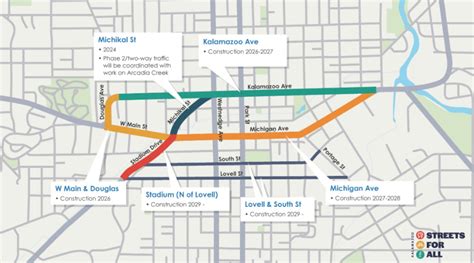 Kalamazoo two-way street conversion gets delayed, next phase won’t ...