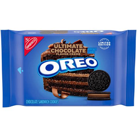 Buy OREO Ultimate Chocolate Flavor Crème Chocolate Sandwich Cookies ...