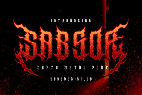 Black Steel Font 25+ Best Heavy & Death Metal Fonts That Rock | Design