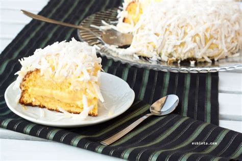 Tarta de coco muy rica y fácil - Recetas de Esbieta