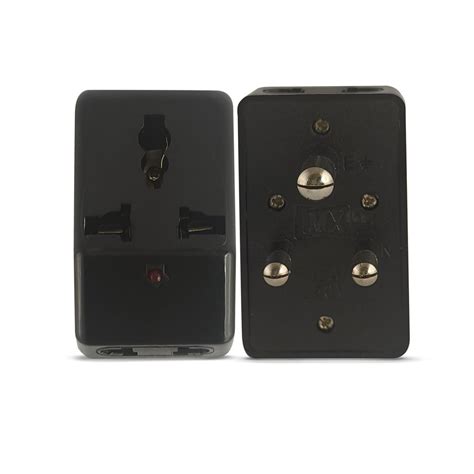 MX 3-in-1 Travel Adapter – Universal 3 Pin Multi Plug Socket with Dual ...