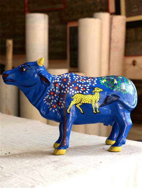 Pattachitra Art Curio - Cow