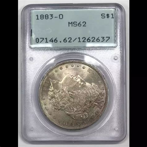 1883-O Morgan Silver Dollar PCGS MS-62 TOP 100 VAM-4 O/O - Old Pueblo Coin