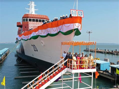 India's Goa Shipyard Ltd delivered the 5th vessel ICGS 'Saksham'
