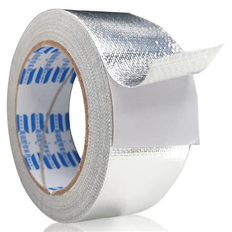 1PCS Premium Aluminum Tape, Silver Fiberglass Foil Tapes, High ...