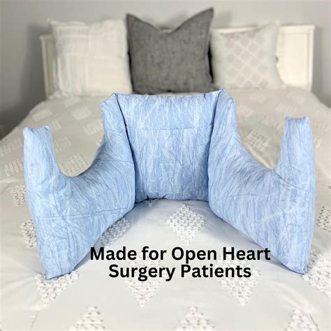 Open Heart Surgery Pillow Wrap Around Cardiac Pillow Heart Patient Gift Bypass Surgery Gift CABG ...