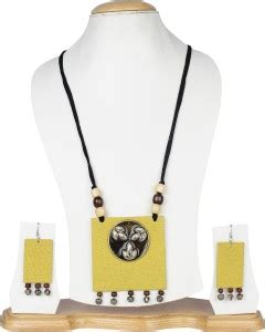 Vinda Fabric Multicolor Jewellery Set Price in India - Buy Vinda Fabric ...
