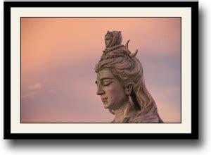 Parvati and Shiva statue Fine Art Print - Religious posters in India ...