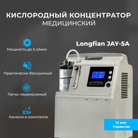 Концентратор кислорода Longfian JAY-5A (5л./мин) - купить с доставкой ...