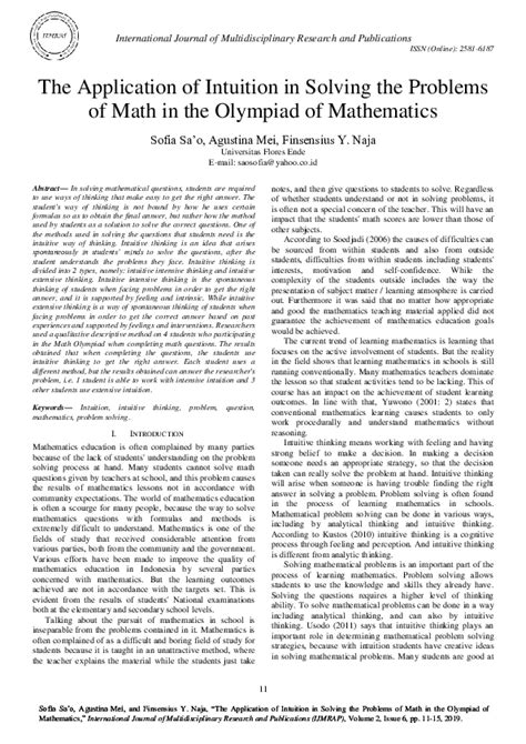 Image result for Math Intuition