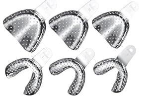 DENTAL TOOL EDENTULOUS IMPRESSION TRAY LASER WELDED (SET OF 10PCS ...