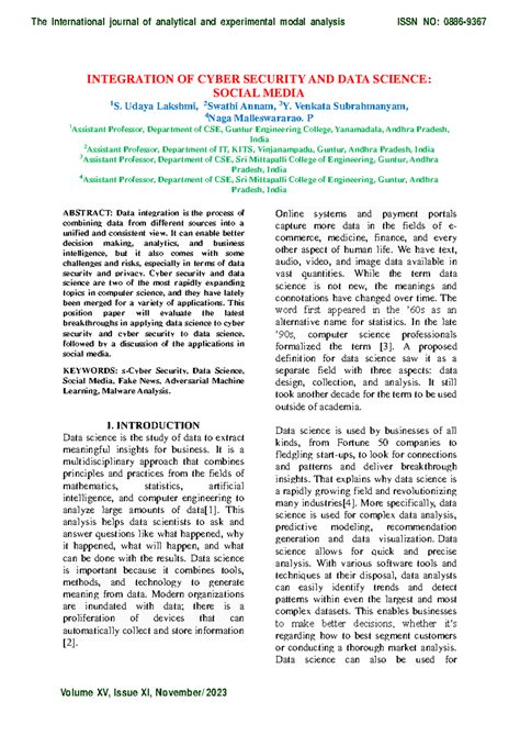 Ijaema NOV 2023 - sfsdfvsdfsd - ABSTRACT: Data integration is the ...