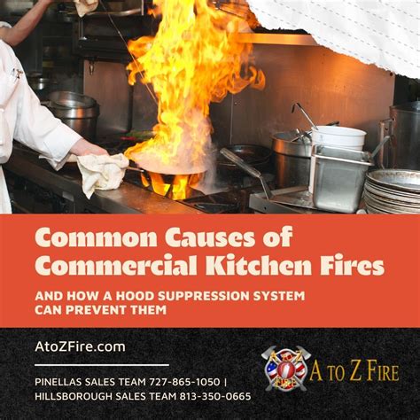 Common Causes of Commercial Kitchen Fires and How a Hood Suppression ...