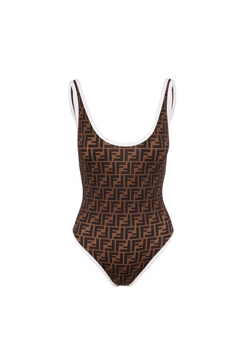 Fendi - Fendirama Print One Piece Bathing Suit | Mitchell Stores