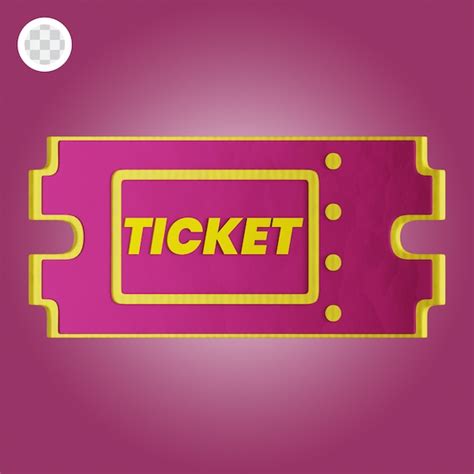 Premium PSD | Ticket