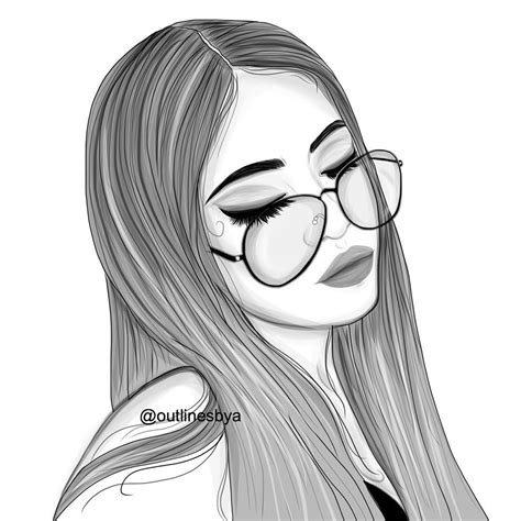 outlines, outline, tumblr outlines, black and white | Tumblr art, Disegni di ragazze, Disegni ...