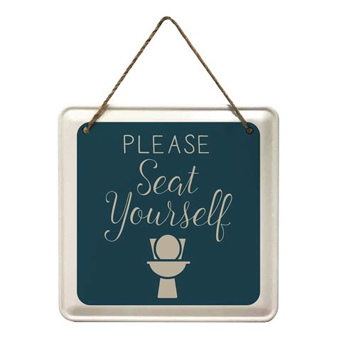 Please Seat Yourself Wall Sign 8in | At Home